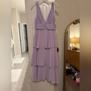 Lulu's Lavender Backless Dress